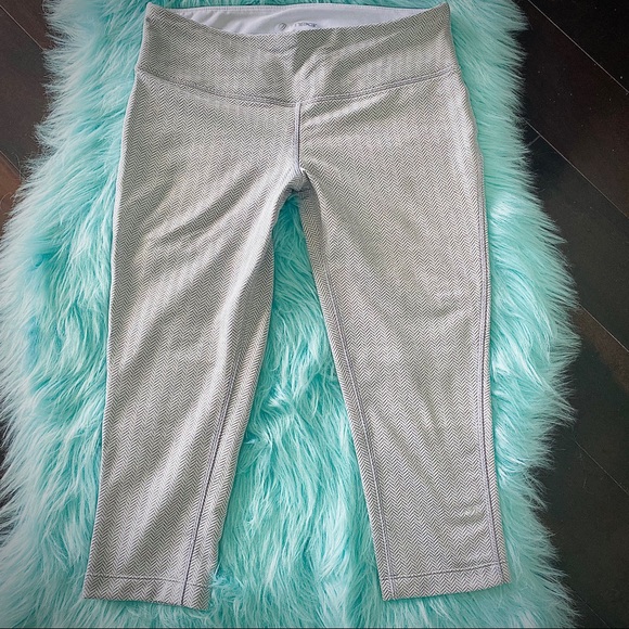 MPG Pants - MPG HERRINGBONE CAPRI LEGGINGS SZ M